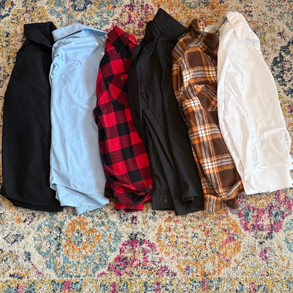 Assorted Button-Up Shirts Collection